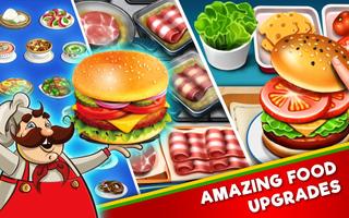 Fast Food Cooking master game:Burger Cooking maker imagem de tela 3