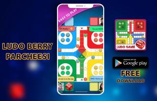 Parcheesi Ludo Berry- Multiplayer Dice Board Game Affiche
