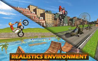 Tricky Bike Stunt Racing Game 2020 imagem de tela 3