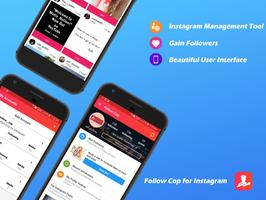 Unfollowers for Instagram, Follow Cop โปสเตอร์