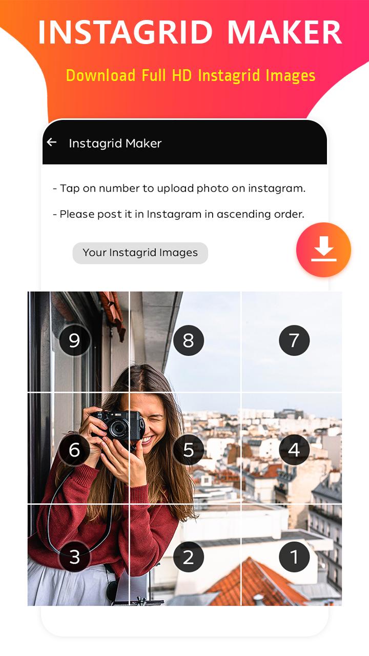 Instagrid Grid Maker 9 Cut Grids For Instagram For Android Apk Download