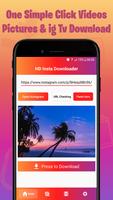 Descargador de video hd para insta - republicar IG Poster