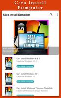 Poster Cara Install Komputer