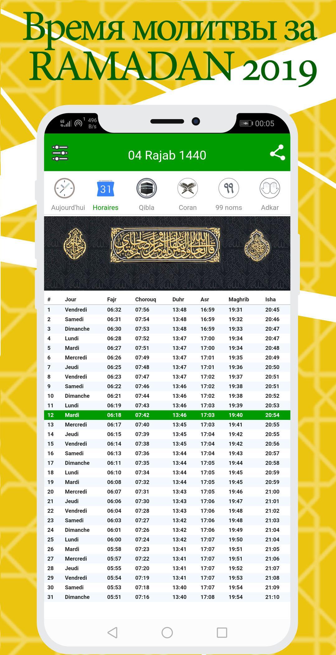 Утренние молитвы намаз время