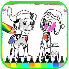 Paw Pups Coloring Ryder Book For kids APK 下載