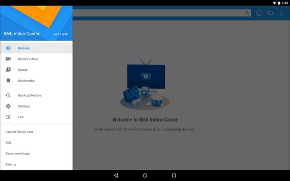 Web Video Cast | 浏览器到TV / Chromecast / Roku / + 截图 6