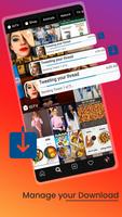 Downloader for Instagram: Photo & Video Saver Affiche