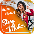 آیکون‌ Story maker : Instastory, photo editor maker