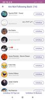 Unfollowers & Followers track ภาพหน้าจอ 1