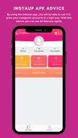 Instaaup for Followers Advice تصوير الشاشة 2