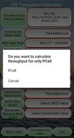 LTE-4G Throughput Calculator Screenshot 2