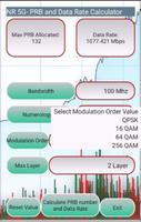 NR 5G - PRB and Data Rate Cal capture d'écran 3