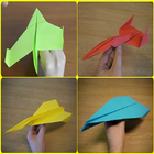ikon cara membuat pesawat kertas
