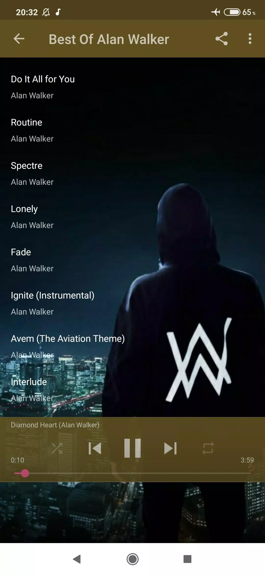 Alan Walker full song mp3 offline APK pour Android Télécharger