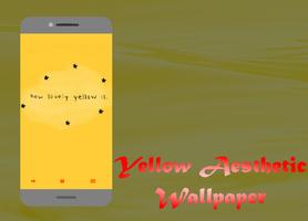 Yellow Aesthetic Wallpaper Affiche