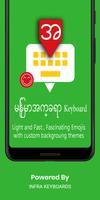 Myanmar English Keyboard Infra Affiche