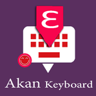 Akan (Ghana) English Keyboard Zeichen
