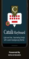 Catalan English Keyboard Infra Plakat