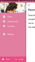 Poster Cosmetology Dictionary