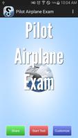 Pilot Airplane Exam Affiche