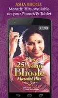 25 Asha Bhosle Marathi Hits plakat