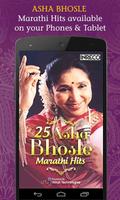 25 Asha Bhosle Marathi Hits Affiche