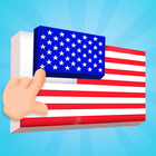 Drop Fit: World Flag Puzzle icône