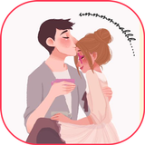 Cute Love Stickers for WA icono