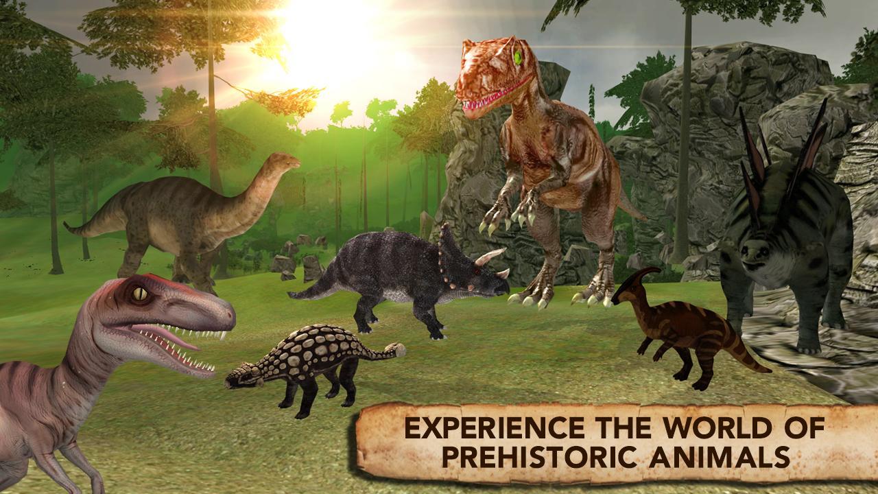 Игра где ты играешь за динозавра
