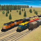 Train and rail yard simulator icon