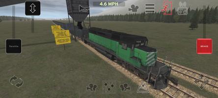 برنامه‌نما Train and rail yard simulator عکس از صفحه