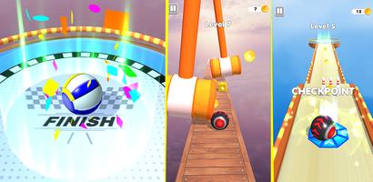 Ball trails 3D - ball games Plakat