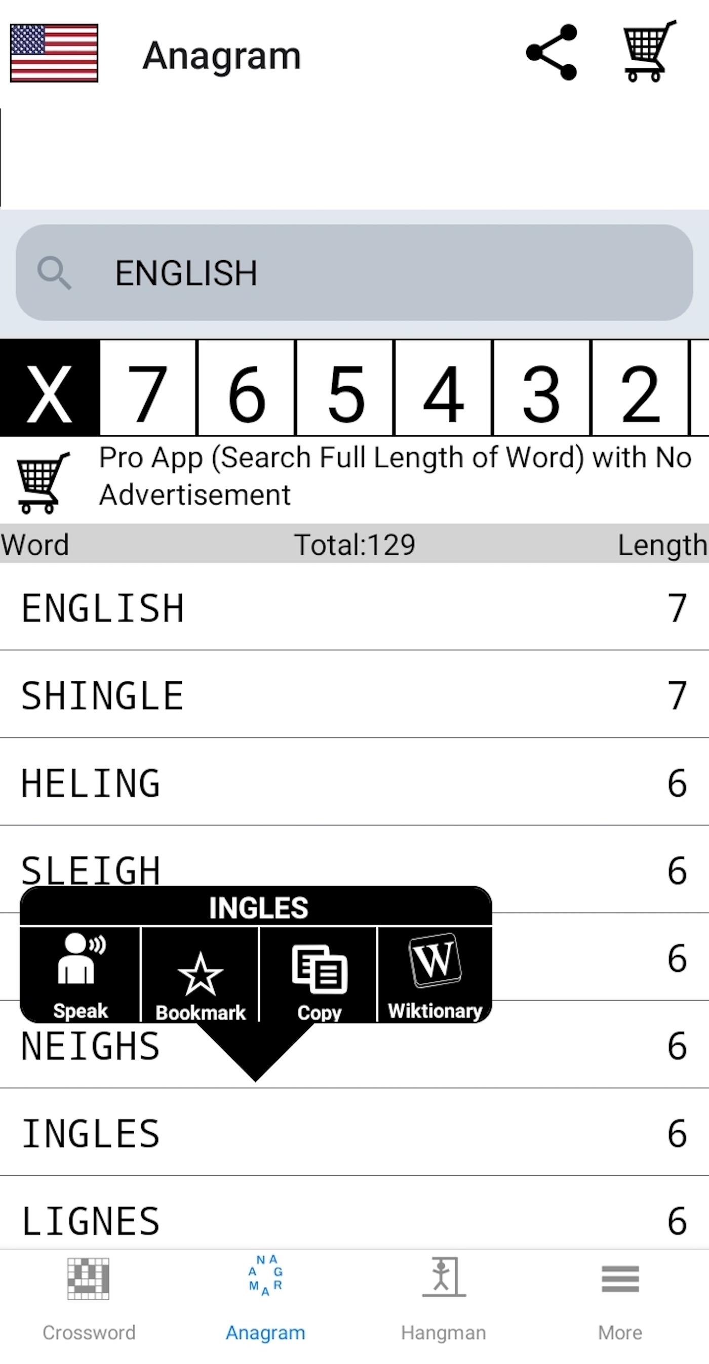 Anagram solver crosswords
