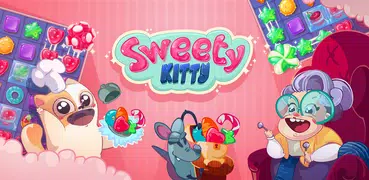 Sweety Kitty: Match-3 Game