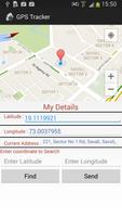 GPS Latitude longitude الملصق