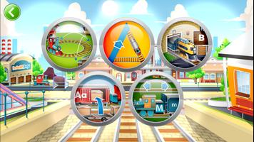 Kids ABC Trains plakat