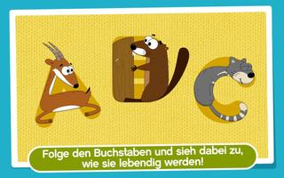 Englisches Alphabet für Kinder Plakat
