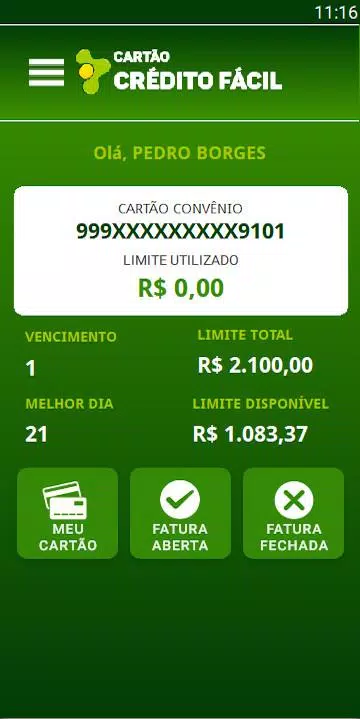 CARUANA CARTÃO Pour Android - Apk Télécharger