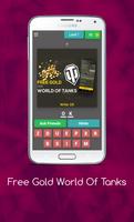 پوستر Gold World Of Tanks