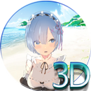 Interactive Anime Live Rem-chan Wallpaper APK