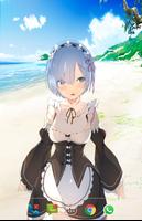 Interactive Anime Live Rem-chan Wallpaper Poster