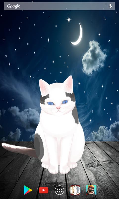 Android İndirme için Interactive Cat 3D Anime Live Wallpaper APK