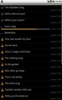 Английские песенки capture d'écran 1