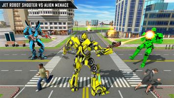 Air Robot Car Transforming Games Jet Robot Games screenshot 3