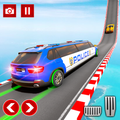 Police Limo Car Stunts GT Racing Impossible Tracks