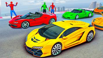 GT Car Stunt - Ramp Car Games постер