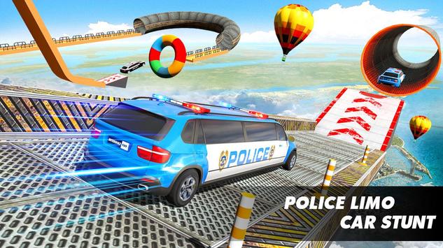 Police Limo Car Stunts GT Racing: Ramp Car Stunt screenshot 6