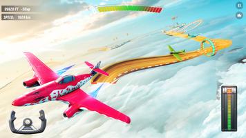 Plane Stunt Racing Plane Games plakat