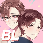 BL 両頬にキスの⾬ 乙女やおい BLゲーム 恋愛ゲーム アイコン