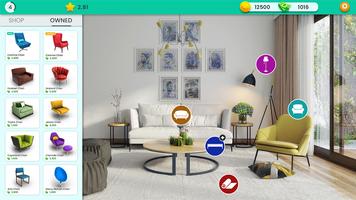 Home Interior Design Games Cartaz